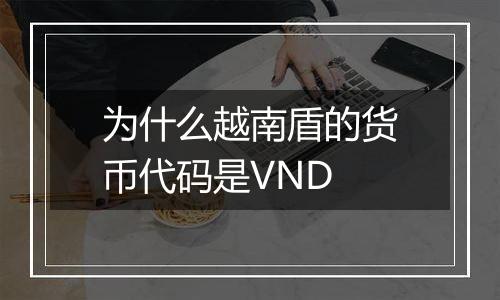 为什么越南盾的货币代码是VND