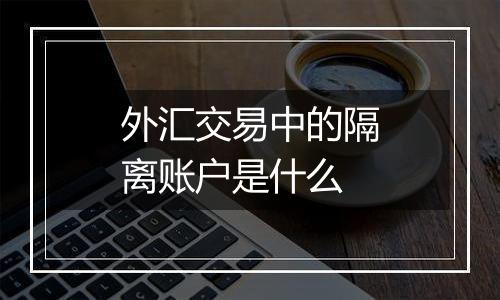 外汇交易中的隔离账户是什么