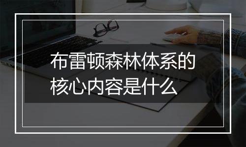 布雷顿森林体系的核心内容是什么