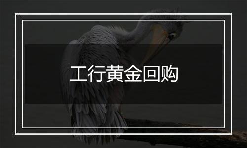 工行黄金回购