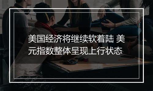 美国经济将继续软着陆 美元指数整体呈现上行状态