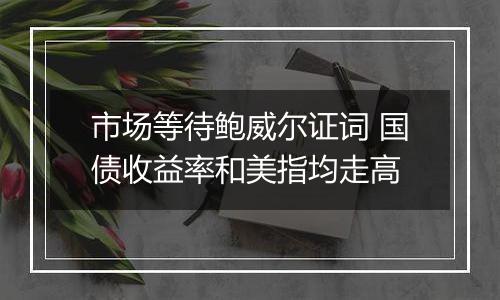 市场等待鲍威尔证词 国债收益率和美指均走高