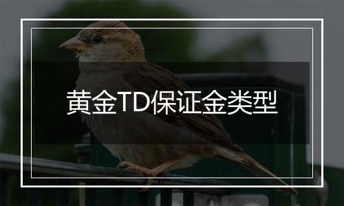 黄金TD保证金类型