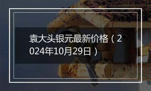 袁大头银元最新价格（2024年10月29日）