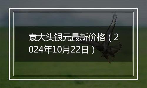 袁大头银元最新价格（2024年10月22日）