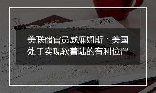 美联储官员威廉姆斯：美国处于实现软着陆的有利位置