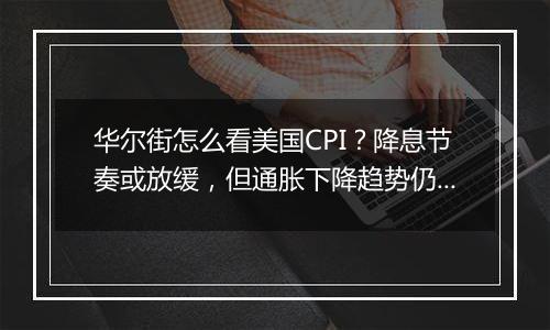 华尔街怎么看美国CPI？降息节奏或放缓，但通胀下降趋势仍未变