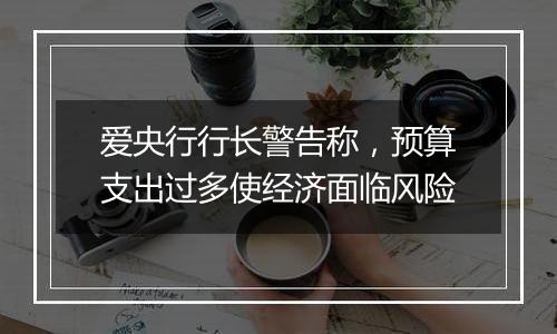 爱央行行长警告称，预算支出过多使经济面临风险