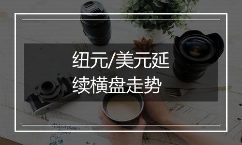 纽元/美元延续横盘走势