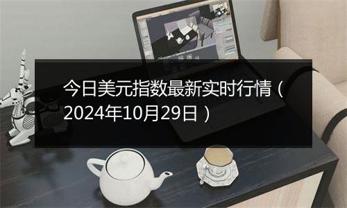 今日美元指数最新实时行情（2024年10月29日）