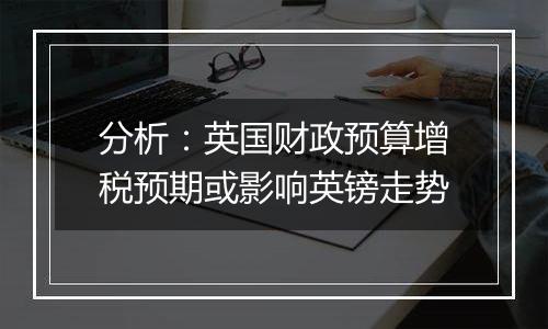 分析：英国财政预算增税预期或影响英镑走势