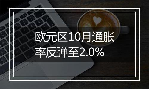 欧元区10月通胀率反弹至2.0%