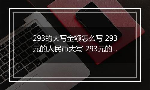 293的大写金额怎么写 293元的人民币大写 293元的数字大写