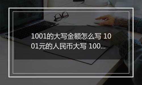 1001的大写金额怎么写 1001元的人民币大写 1001元的数字大写